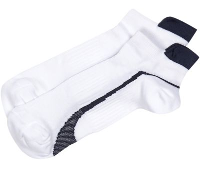 Navy stripe trainer socks